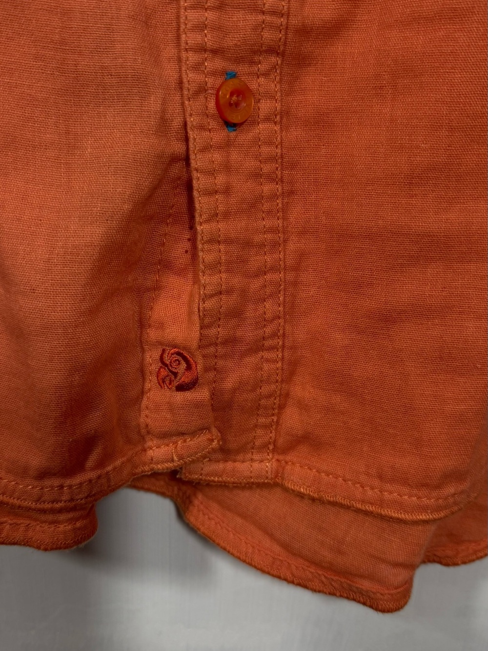 Margaritaville Men's Short Sleeve Button-Up Shirt — Orange - Picture 9 of 15